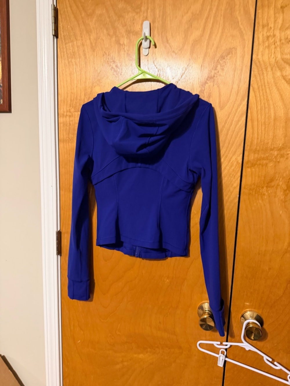 Lululemon Define Cropped Hooded Jacket Nulu in Deep Sea Blue - Picture 5 of 8